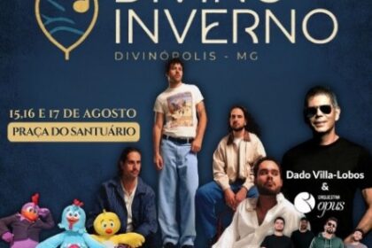 Prefeitura de Divinópolis leva Dado Villa-Lobos e Lagum ao Divino Inverno