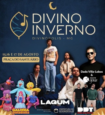 Prefeitura de Divinópolis leva Dado Villa-Lobos e Lagum ao Divino Inverno