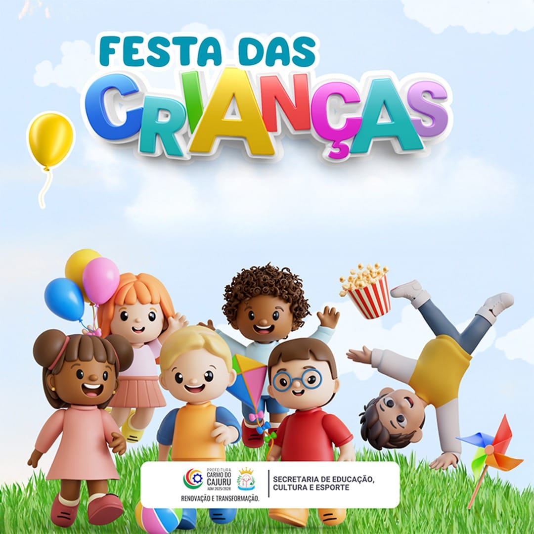 Carmo do Cajuru prepara super Festa das Crianças com diversão, sabor e alegria