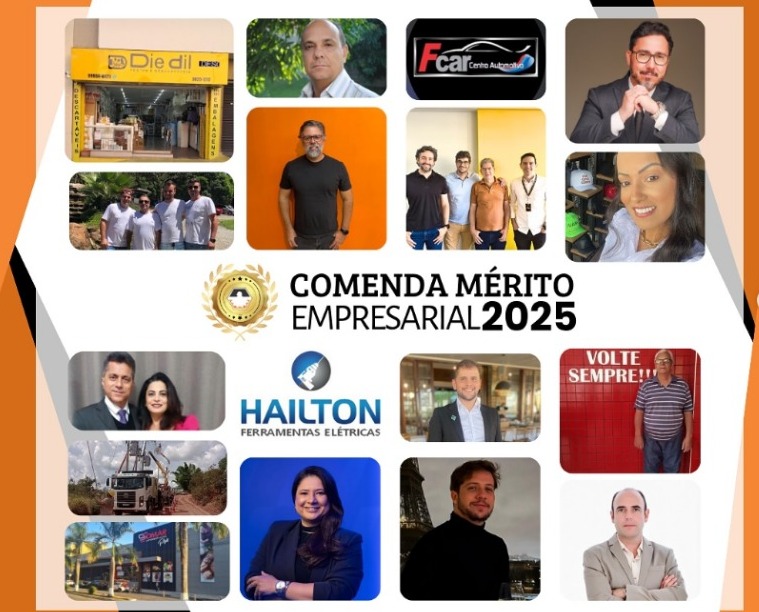 Câmara de Divinópolis entrega Comenda Mérito Empresarial 2025