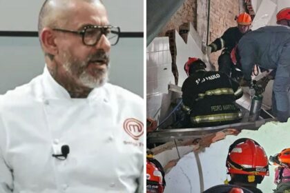 Restaurante de Henrique Fogaça desaba após explosão de gás no centro de São Paulo