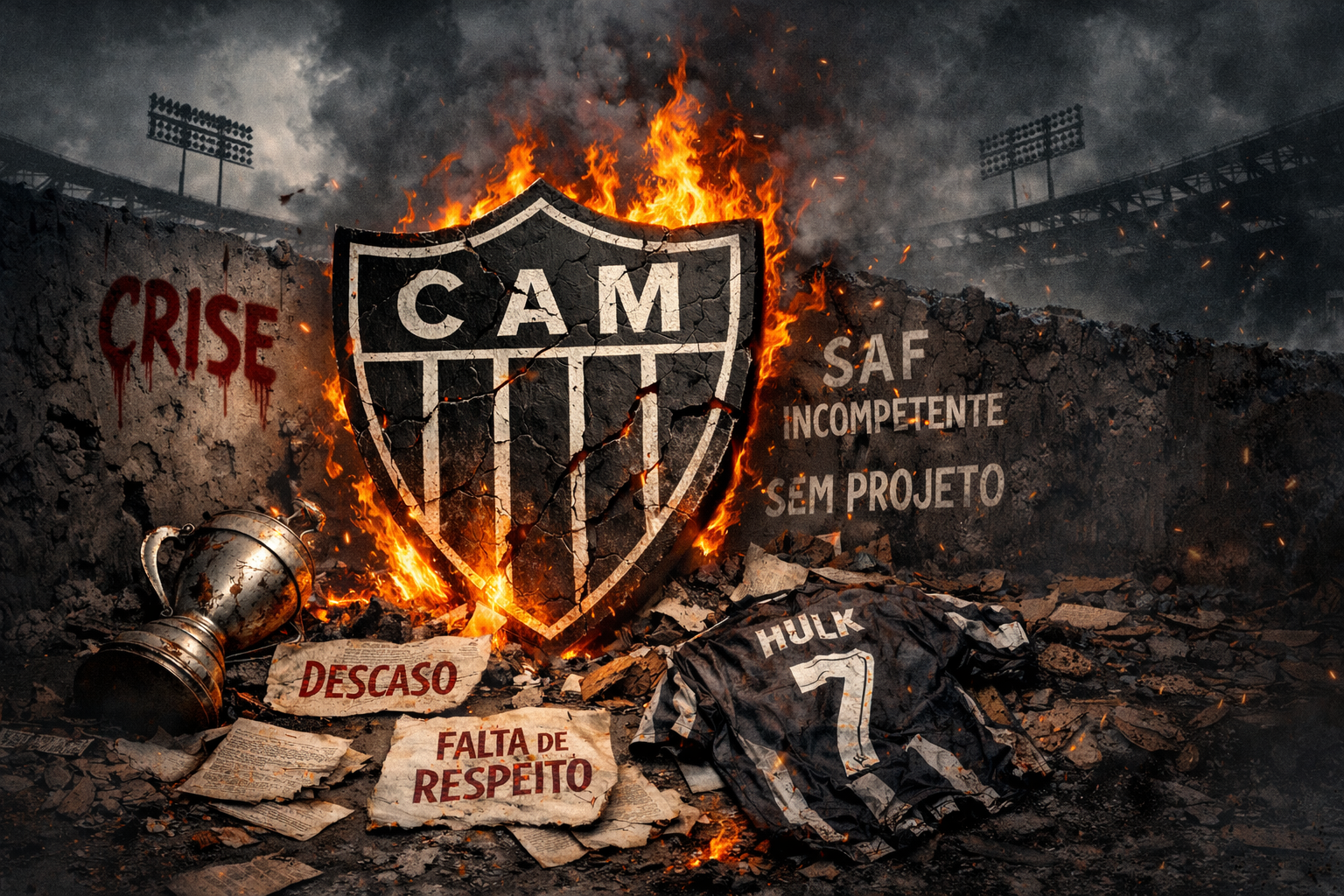 Muito Cimento, Pouco Futebol A SAF do Atlético que constrói arena e enterra projetos esportivos