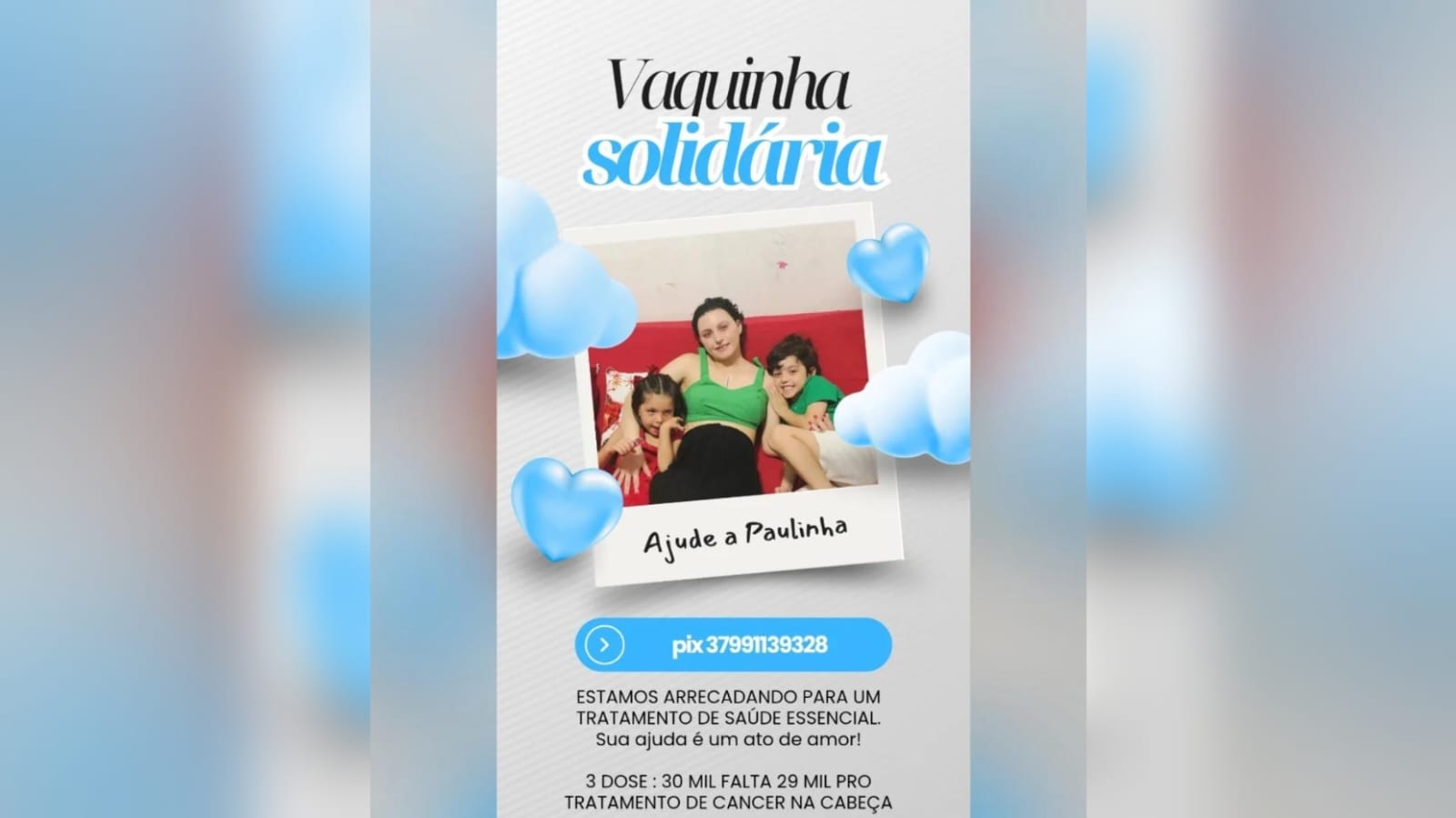 Negligenciada pelo Estado e ferida pela doença Ana Paula Kurt enfrenta metástase e pede socorro para continuar sendo mãe.