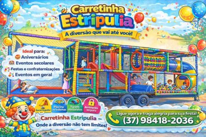 Carretinha Estripulia une diversão itinerante e segurança máxima