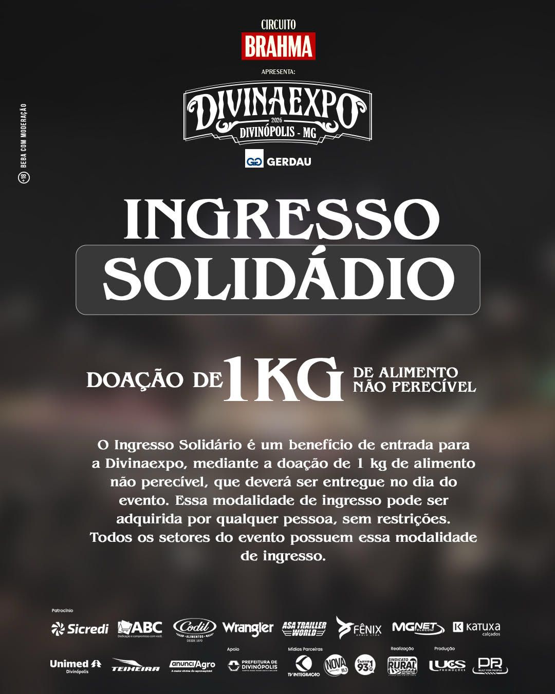 Solidariedade na Divinaexpo Saiba como ajudar instituições locais e garantir seu ingresso com desconto