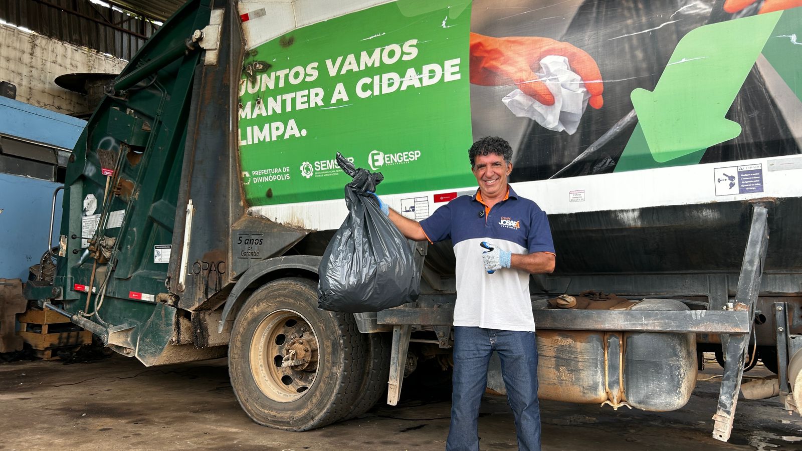 Após aprovação dos projetos de Josafá Anderson Divinópolis terá Dia Municipal do Gari e QR Code para fiscalizar obras