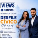 Com apresentação de Samira Cunha e Junior Black, Views Notícias transmite desfile cívico de 114 anos de Divinópolis; inscreva-se no canal do YouTube