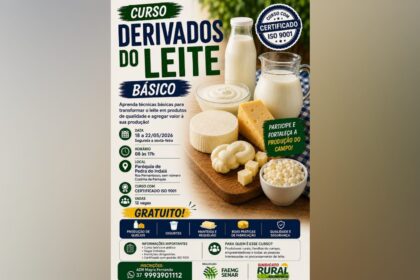 Empreendedorismo Rural Sistema FAEMG SENAR capacita produtores de leite em Pedra do Indaiá