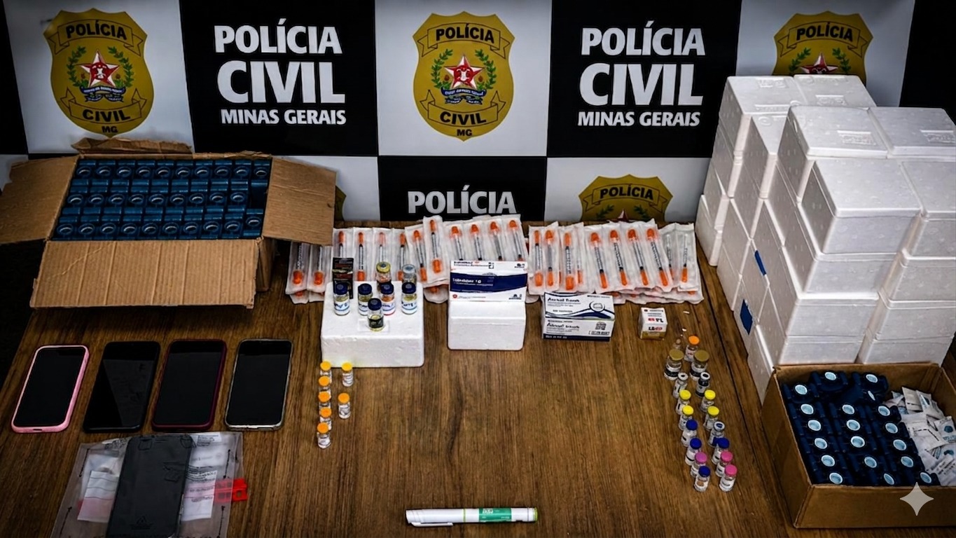 Polícia Civil prende trio que vendia remédios de emagrecimento ilegais em Arcos