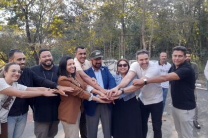 Fabiano Cazeca e Janete Aparecida lançam revitalização do Parque do Gafanhoto