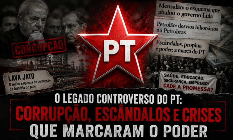 O legado controverso do PT corrupção, escândalos e crises que marcaram o poder
