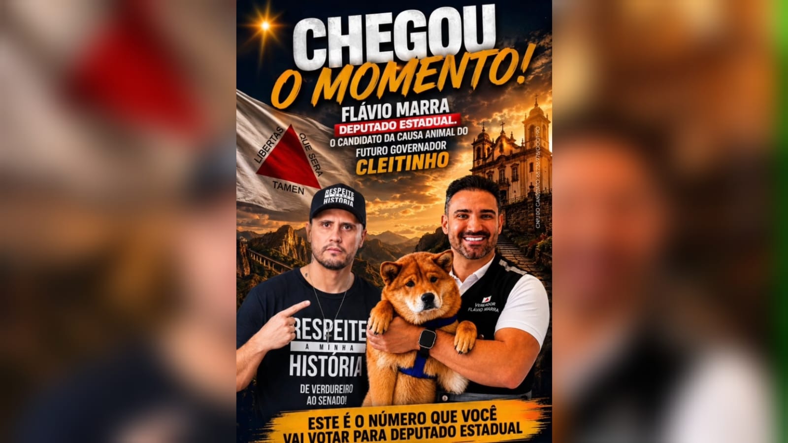 Campanha limpa e independente Flávio Marra lança candidatura a deputado estadual, abrindo mão de recursos públicos